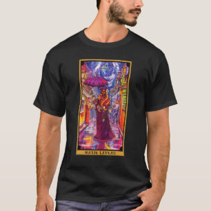 Marie Laveau Justice Tarot Kaart Voodoo Witch New  T-shirt