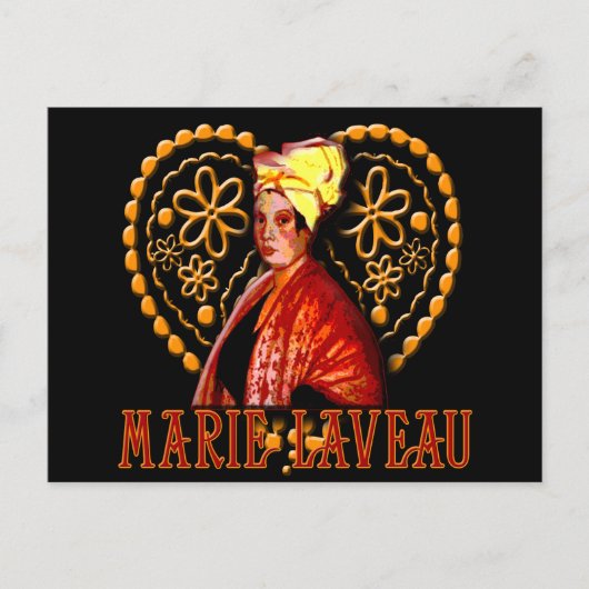 Marie Laveau Voodoo Hoge Priestess Briefkaart (Voorkant)