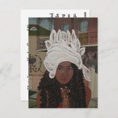 Marie Laveaux Briefkaart (Voorkant / Achterkant)