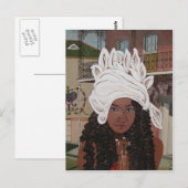Marie Laveaux in het Franse kwartaal Briefkaart (Voorkant / Achterkant)