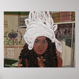 Marie Laveaux in het Franse kwartaal Poster