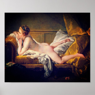 Marie-Louise O'Murphy mistress - François Boucher Poster