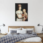 Marie-Louise van Habsbourg-Lorraine Canvas Afdruk (Insitu (Slaapkamer))