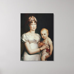 Marie-Louise van Habsbourg-Lorraine Canvas Afdruk