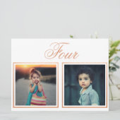 Marié Mariée Âge Élégant Numéro de Table Rose Gold (Debout devant)