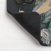 Marie Masquerade gothic Rococo Mousepad Muismat (Hoek)