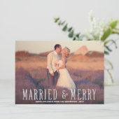 MARIÉ & MERRY | CARTE PHOTO VACANCES (Debout devant)