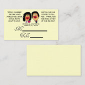 Marié Mon Meilleur Ami Mariage Cartes de puces (Devant / Derrière)