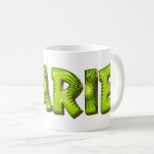 Marie Name Kiwi Style Tasse Teetasse Cafeetasse (Devant droit)