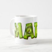 Marie Name Kiwi Style Tasse Teetasse Cafeetasse (Devant gauche)