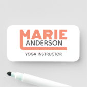 Marie Name Tag (In situ)