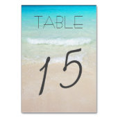 Marié par la mer Cartes Numéro de tableau (Dos)