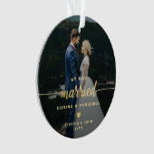 Marié Pendant Une Pandémie De 2 Ornement Acrylique (devant)