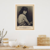 Marie Prevost-ster met stil scherm Poster (Keuken)