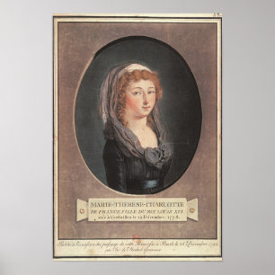 Marie-Therese-Charlotte de France van zeventien ja Poster