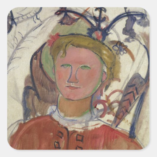 Marie Vassilieff Vierkante Sticker (Voorkant)