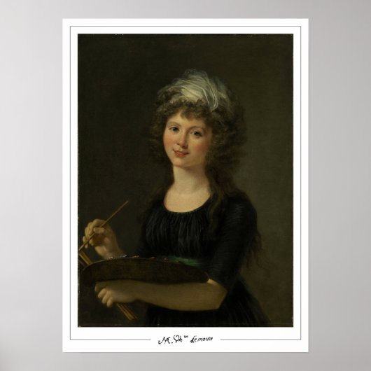 Marie-Victoire Lemoine Affiche d'art Zedign #4 (Devant)