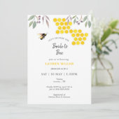 'Mariée à abeille' nuptiale invitation (Debout devant)
