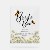 Mariée à Bee Floral Fête des mariées Bienvenue (Recto)