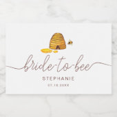 Mariée à Étiquette Bee Jar (Étiquettes simples)