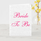 Mariée à être - Carte cadeau (Fleur jaune)