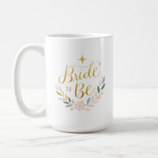 Mariée à être Mug cadeau, mariée parfaite à être c (Gauche)