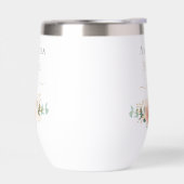 Mariée à être rose or fleuri eucalyptus vert (Gauche)