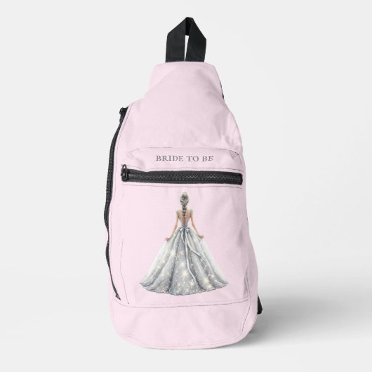 Mariée à être rose pâle sac d'accessoires du jour  (Recto)