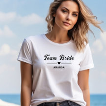 Mariée Bachelorette groupe personnalisé T-Shirt