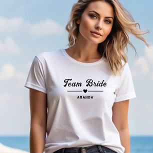Mariée Bachelorette groupe personnalisé T-Shirt