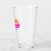 Mariée Bachelorette Nom personnalisé Verre (Gauche)