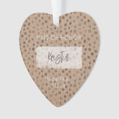 Mariée de tribu Maid of Honor Wedding Party Amusem (devant)