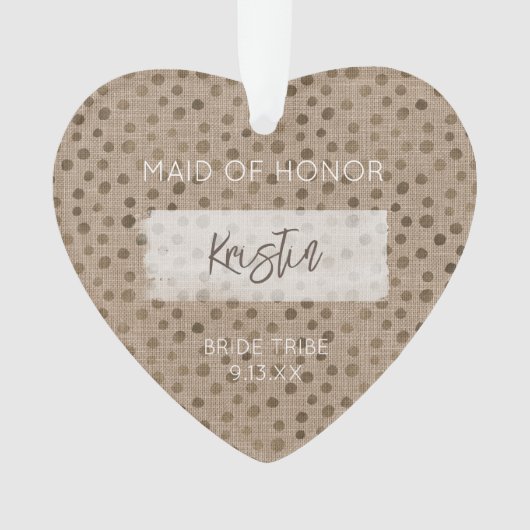 Mariée de tribu Maid of Honor Wedding Party Amusem (devant)