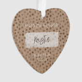 Mariée de tribu Maid of Honor Wedding Party Amusem (devant)