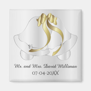 Mariée du jour de mariage / Magnet de conservation