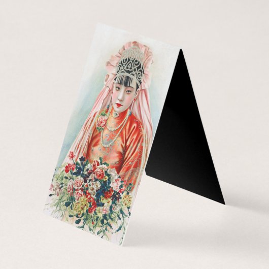 Mariée en rouge lors d'un mariage chinois à Shangh (Back)