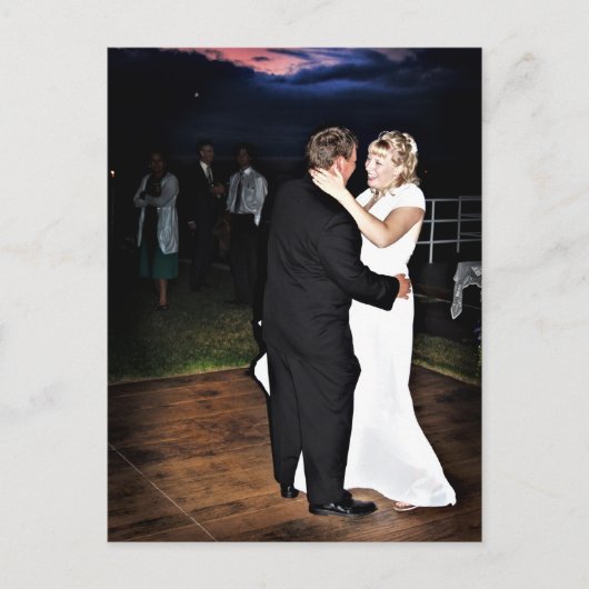 Mariée et chambre à Sunset Carte postale (Devant)