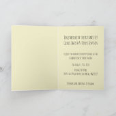 Mariée et chambre en voiture rétro Faire-part de m (Intérieur)