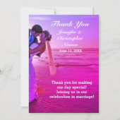 Mariée et chambre violet Sunset Beach Carte de rem (Devant)