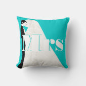 Mariée et fille Mme la Mariage Coussin (Recto)