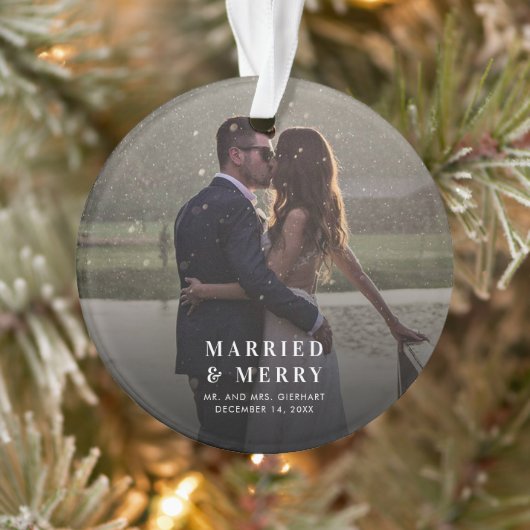 Mariée et Joyeux jeunes mariés (Arbre)