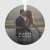 Mariée et Joyeux jeunes mariés (dos)