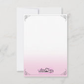 Mariée et Mariée - Invitation de mariage lesbien (Dos)
