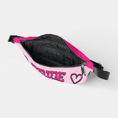 ♡ MARIÉE ♡ – Fanny pack avec texte en rose chaud p (Ouvrir)