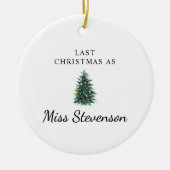 Mariée Fiancée Décoration Arbre de Noël (Devant)