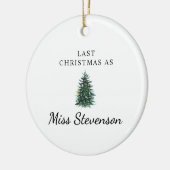 Mariée Fiancée Décoration Arbre de Noël (Gauche)