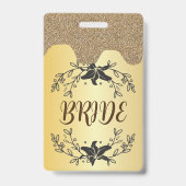 Mariée Hen Night épouse pour être badge lanyard (Avant)