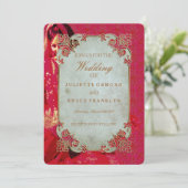 Mariée indienne ~ Faire-part de mariage (Debout devant)