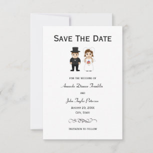 Mariée & Marié - 3x5 Save the Date