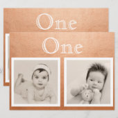 Mariée Marié Âge Personnalisé Numéro de Table Rose (Devant / Derrière)